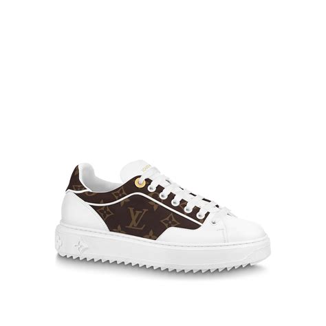 louis vuitton sneaker damen braun|louis vuitton time out sneakers.